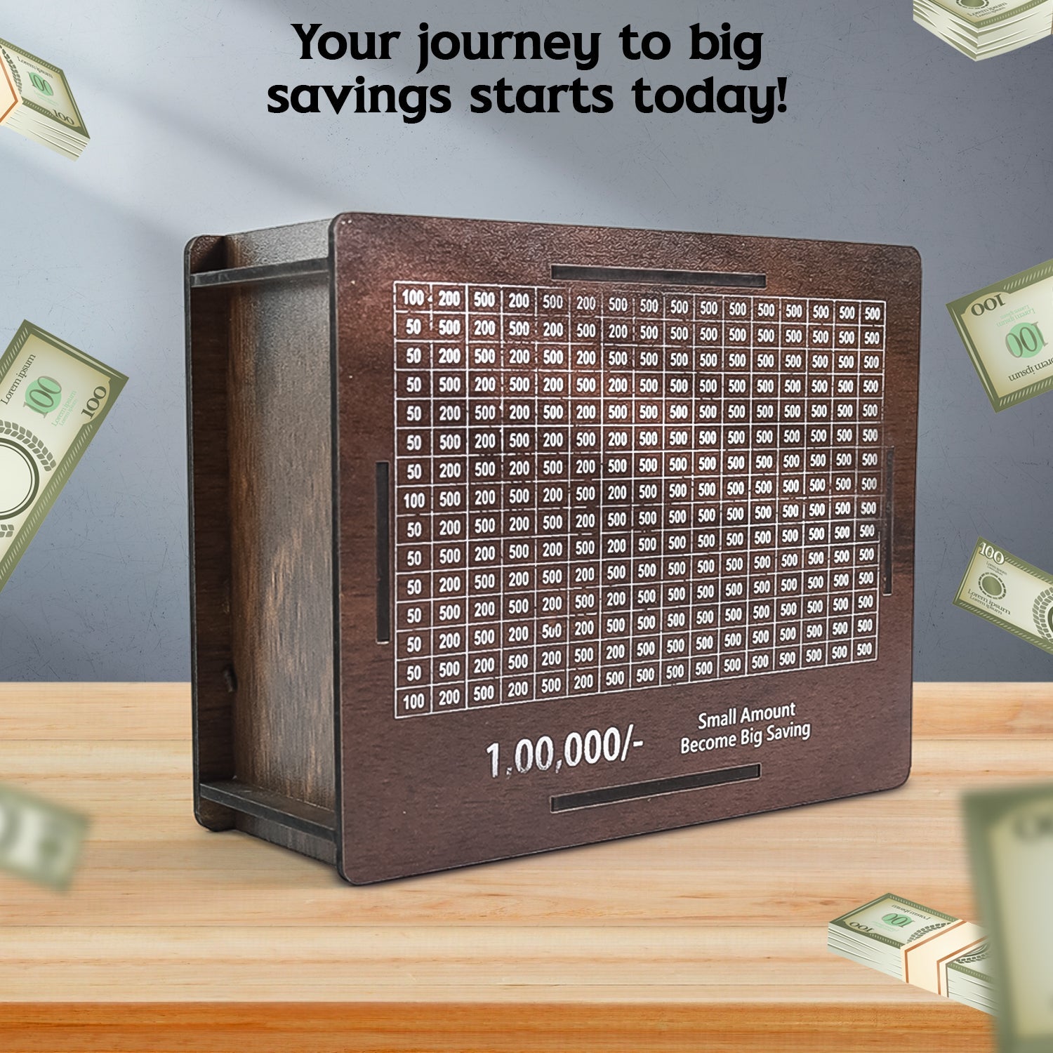 Wooden Money / Piggy Bank, Money Box (1 Pc / 1 Emoji Pan) Wooden Money / Piggy Bank, Money Box (1 Pc / 1 Emoji Pan)